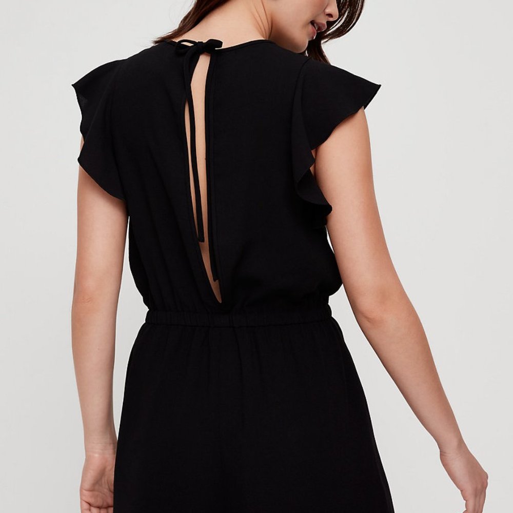 Aritzia Wilfred Trompette Romper - RED - S